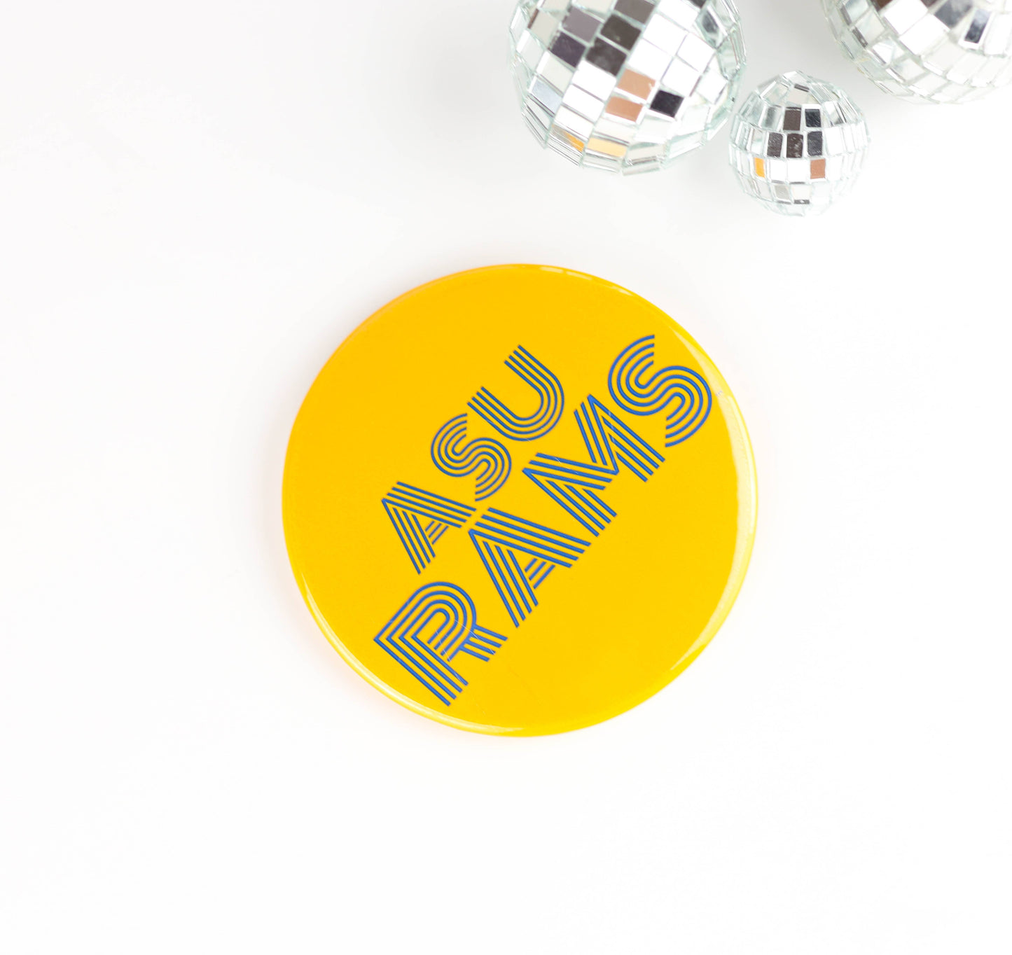 ANGELO STATE Game Day Buttons - "Rams Helmet" Design