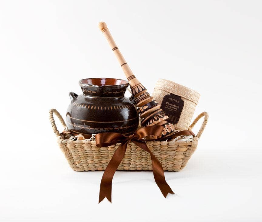 Cinnamon Mexican Chocolate Bolitas in Basket - 240g