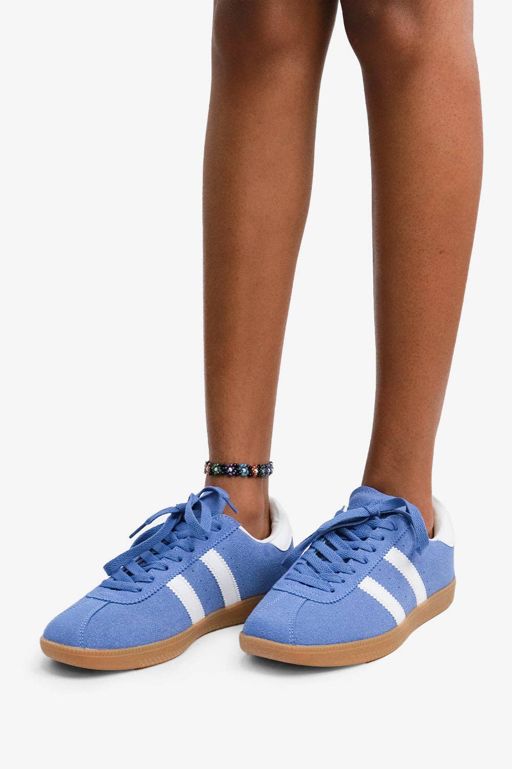 HUCKLE -Tennis Sneaker w/ Contrast Striping, in Bold Colors