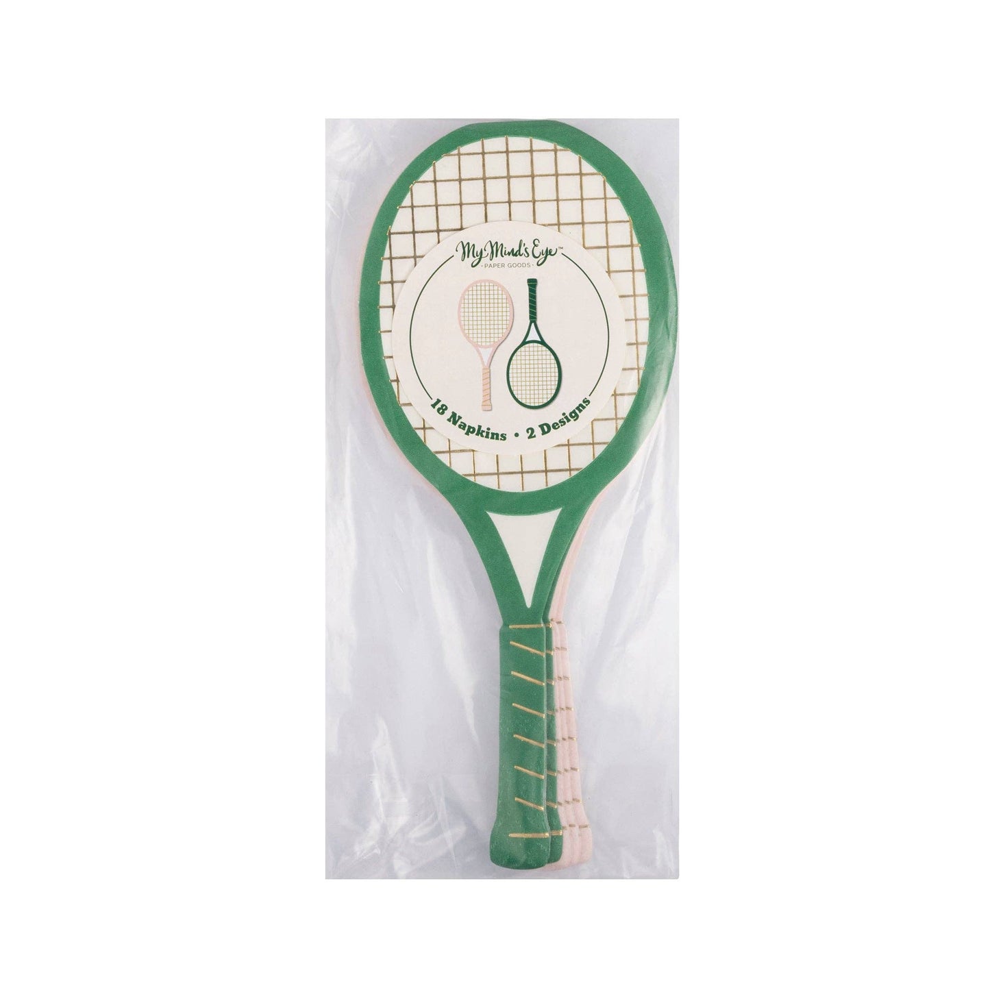 TEN1137 - Tennis Racket Napkin Set