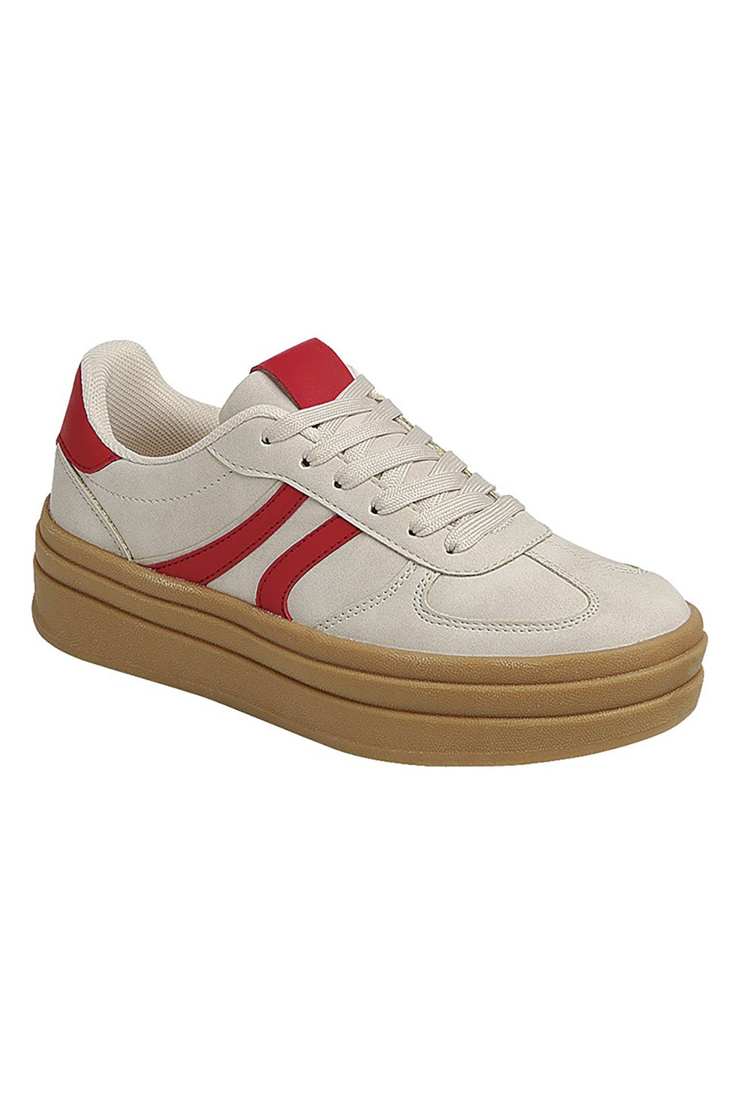 TOPPING-18 SEMI PLATOFM DOUBLE STRIPE LOW SNEAKERS