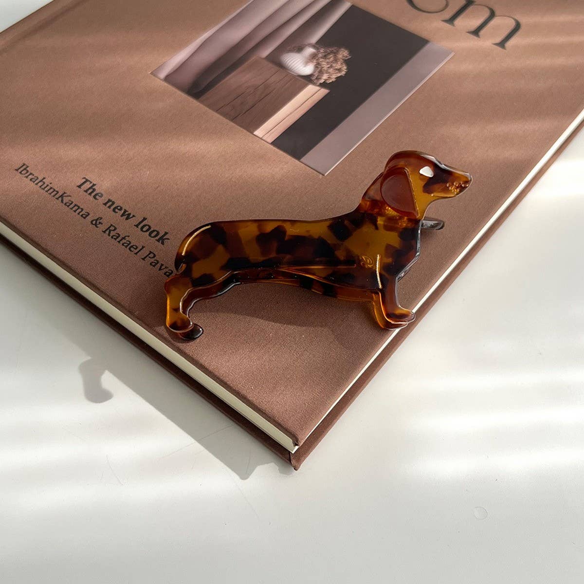 Dachshund Dog Acetate Hair Claw Clip for Girls_CWAHA5774