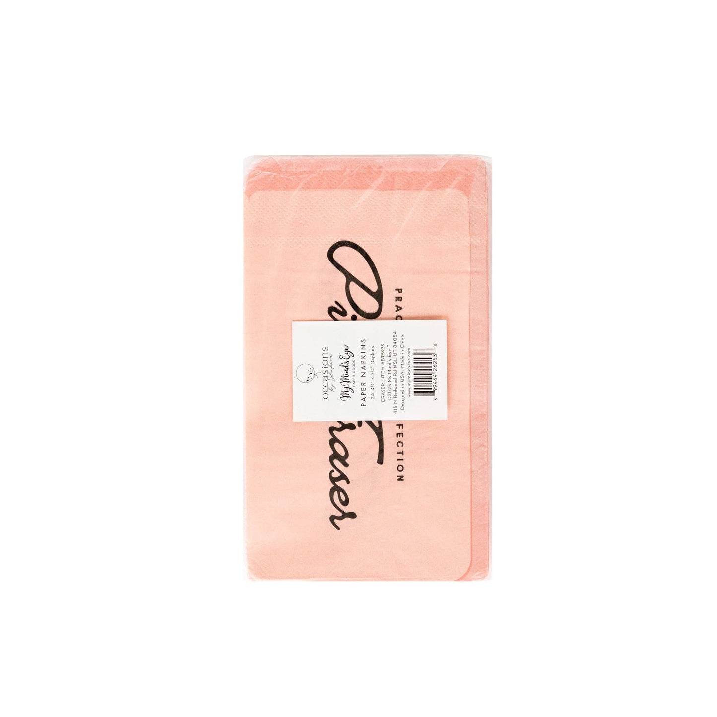 BTS939 - Occasions By Shakira - Back To School Eraser Dinner Napkin