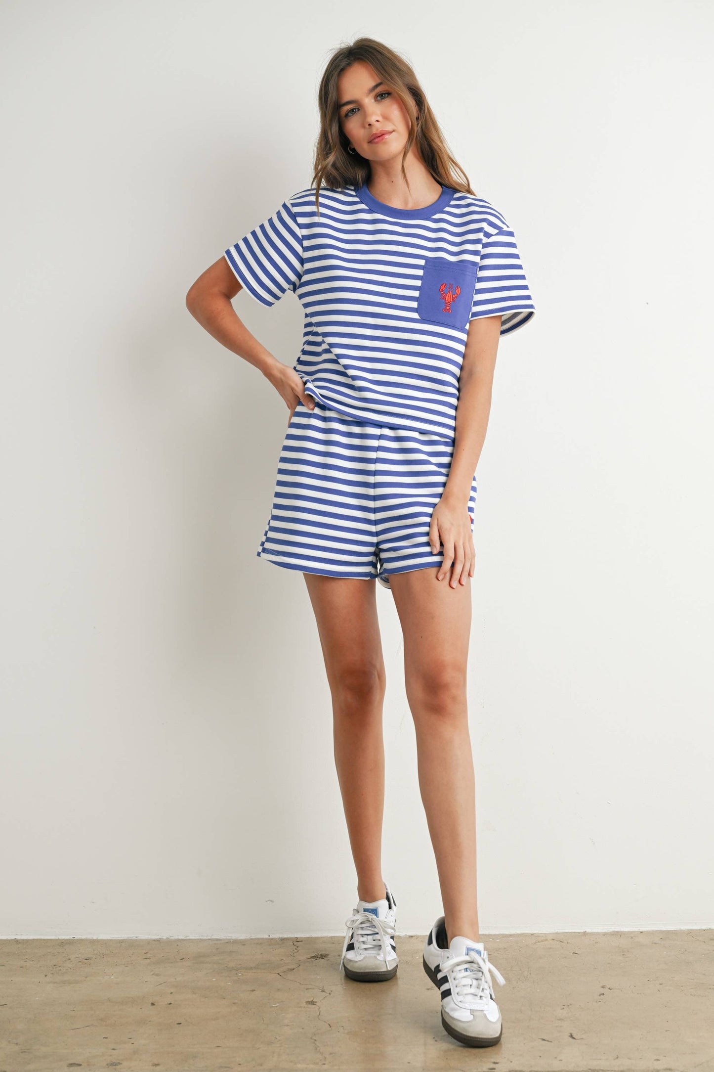 Striped Pocket Tee - BMT7660