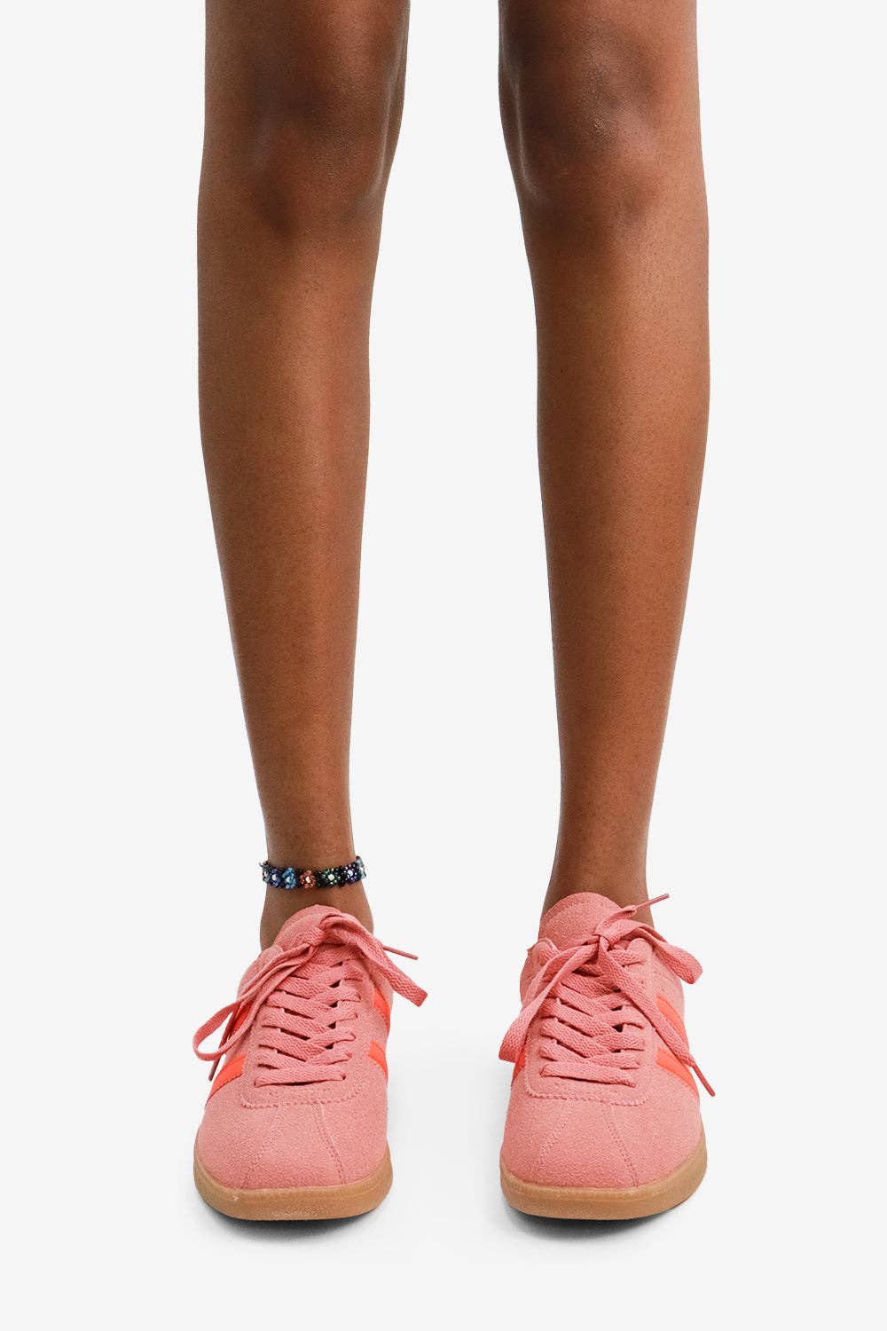 HUCKLE -Tennis Sneaker w/ Contrast Striping, in Bold Colors