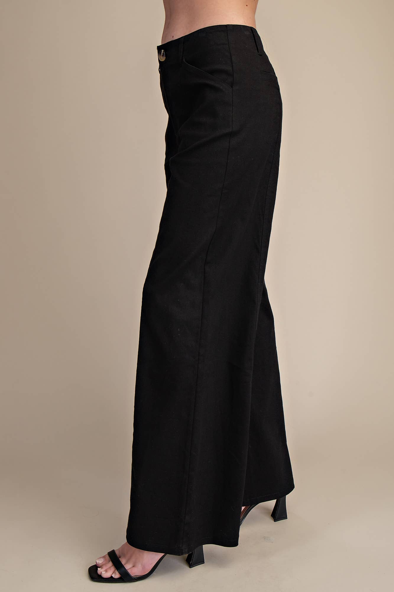 High Rise Wide Leg Pants