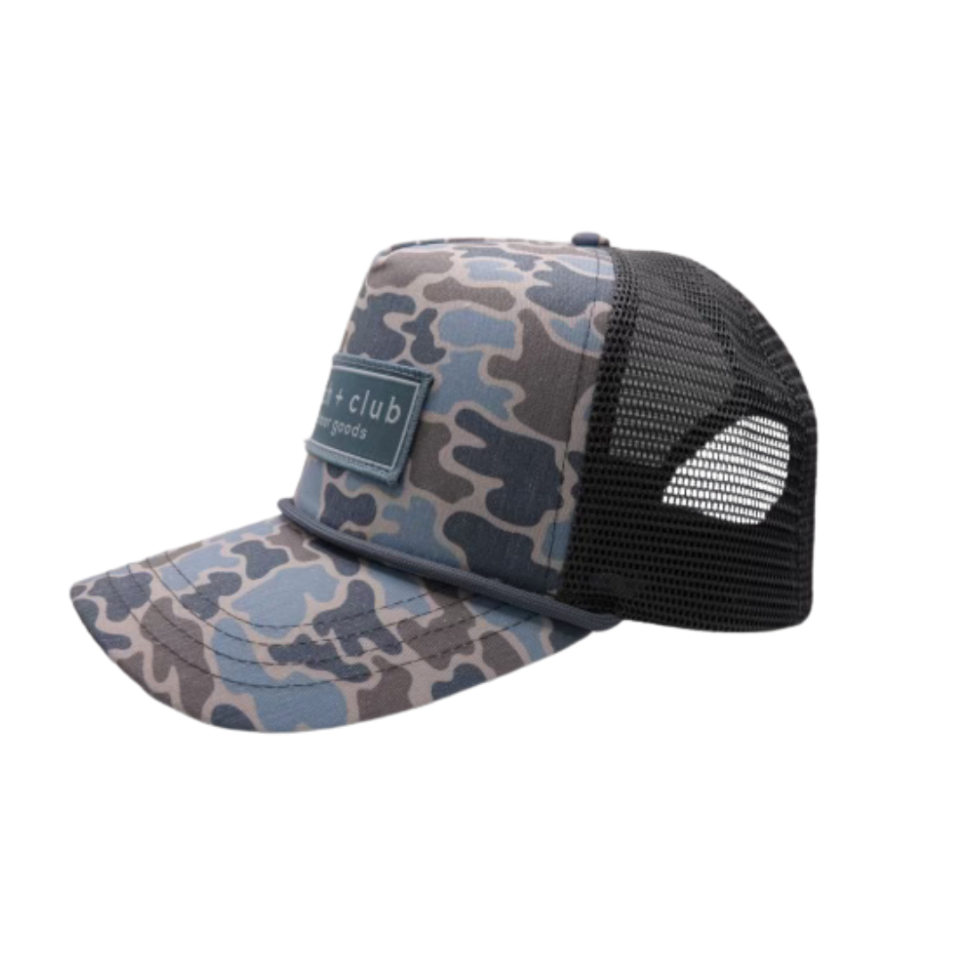 Trucker Hat Blue Camo