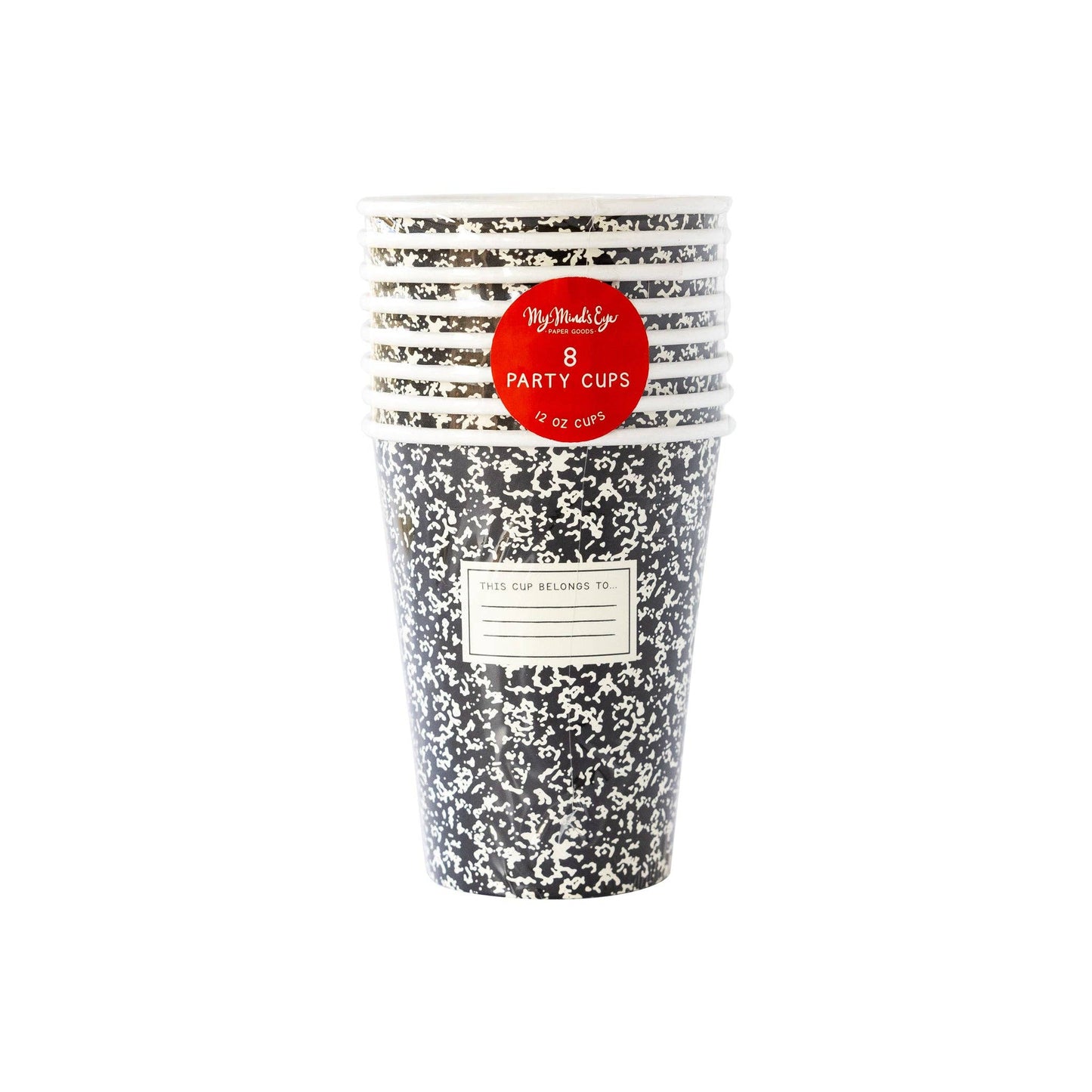 BTS911 - Back To School Composition Paper Cups