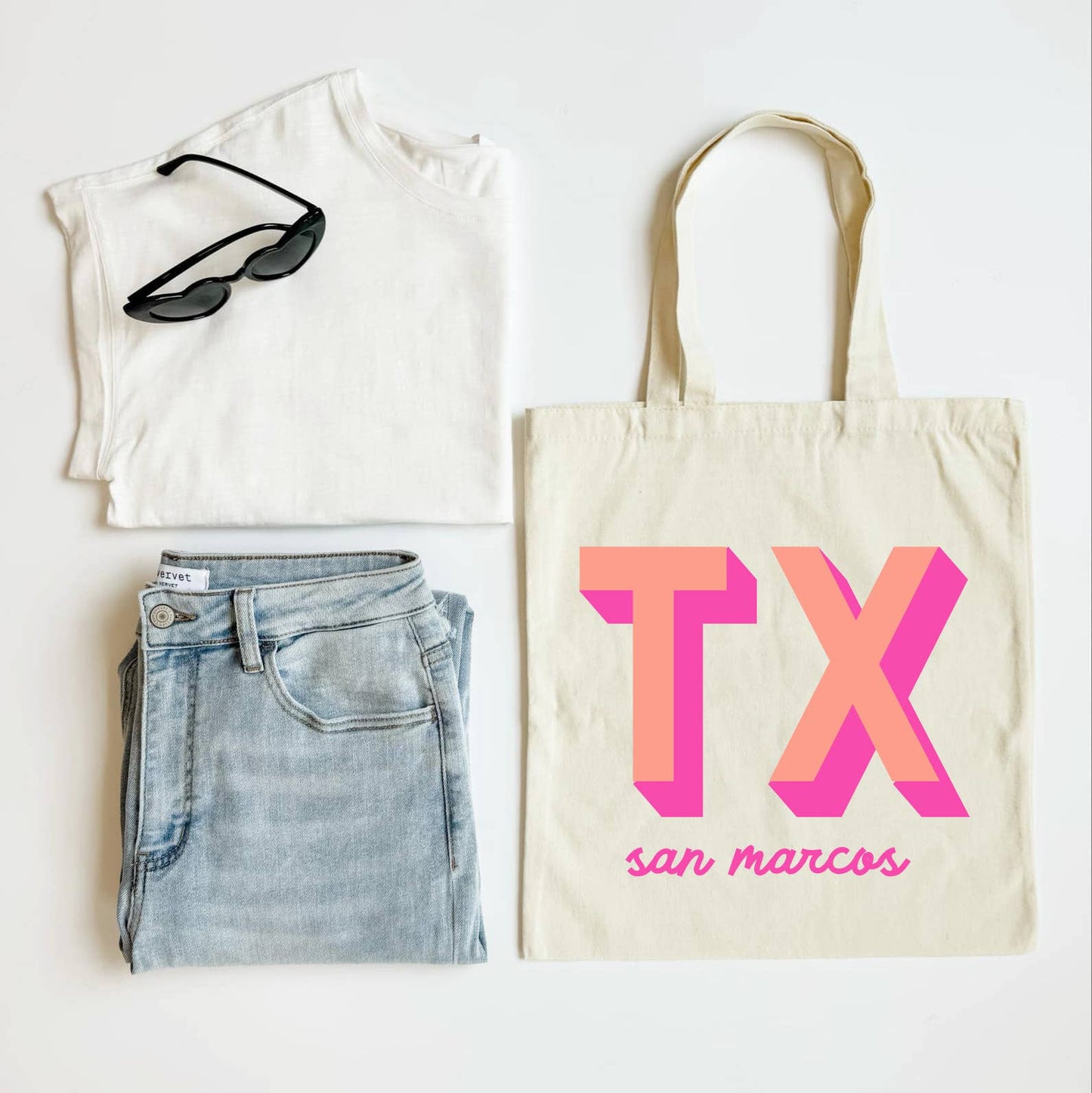 Custom City Monogram Tote Bag, Monogram Tote Bag