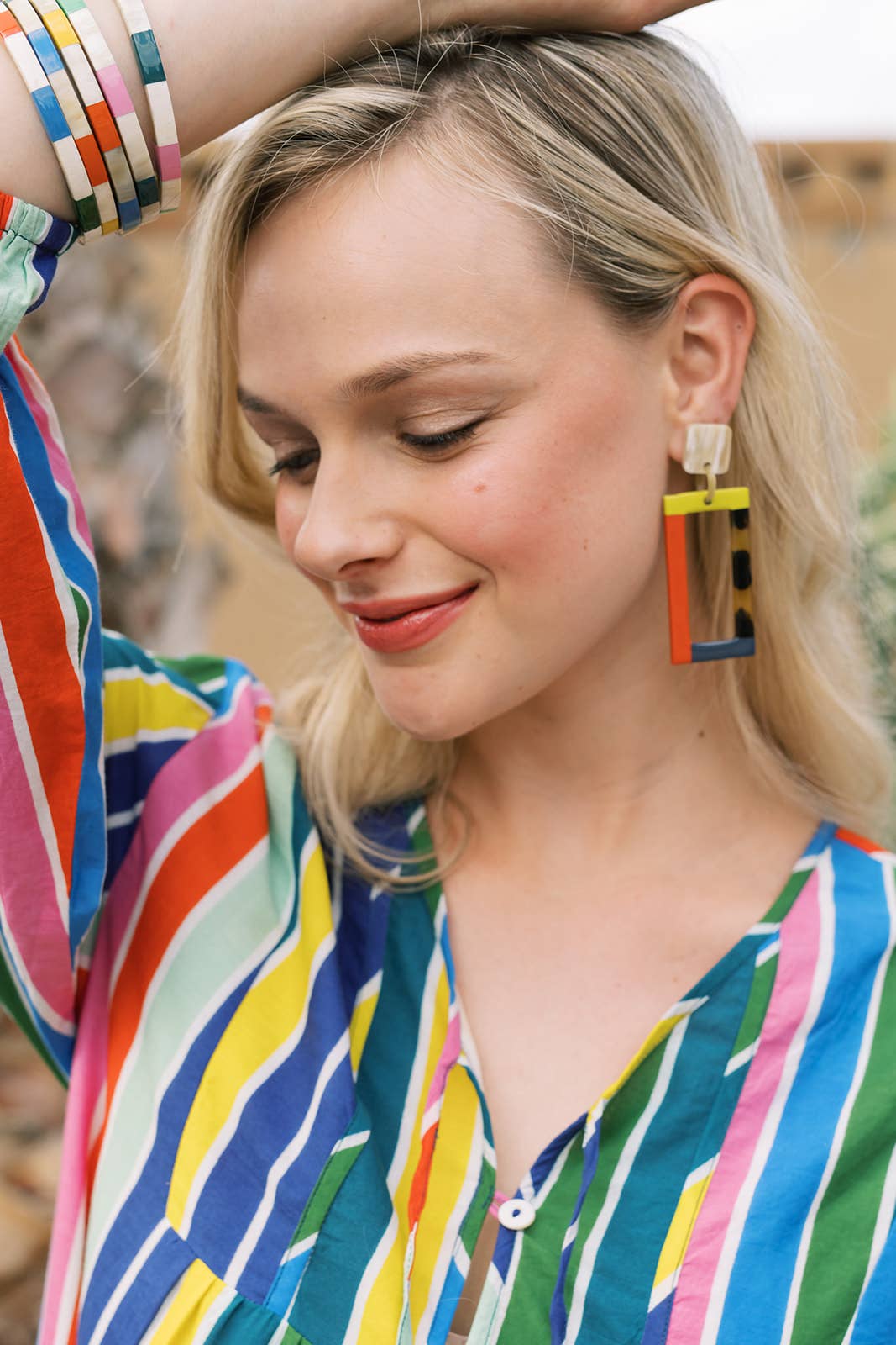 Alpine Colorblock Earrings