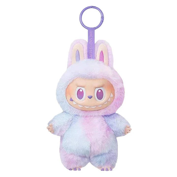 Labubu Vinyl Pendant Doll Model Toy Cute Monster Replica Keychain