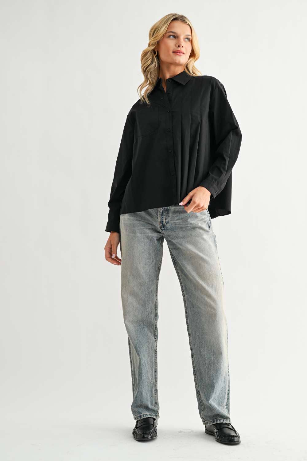 Josh Top with Pleating