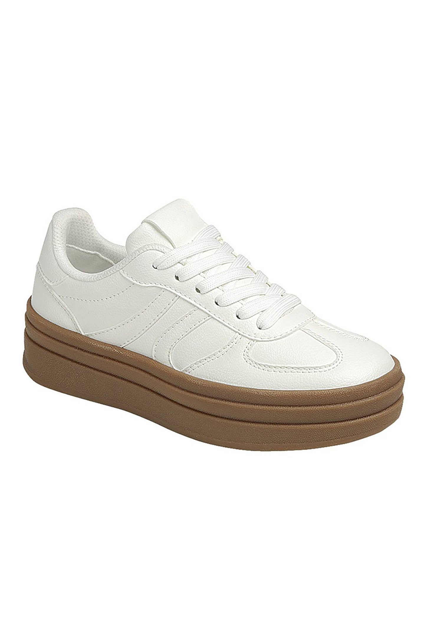 TOPPING-18 SEMI PLATOFM DOUBLE STRIPE LOW SNEAKERS