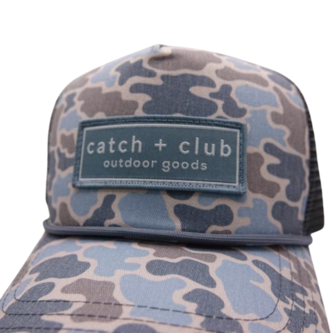 Trucker Hat Blue Camo