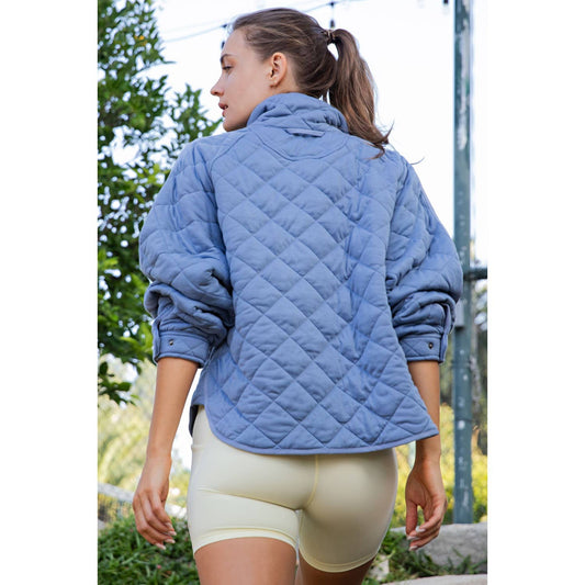 EVERYDAY QUILTED SNAP JACKET