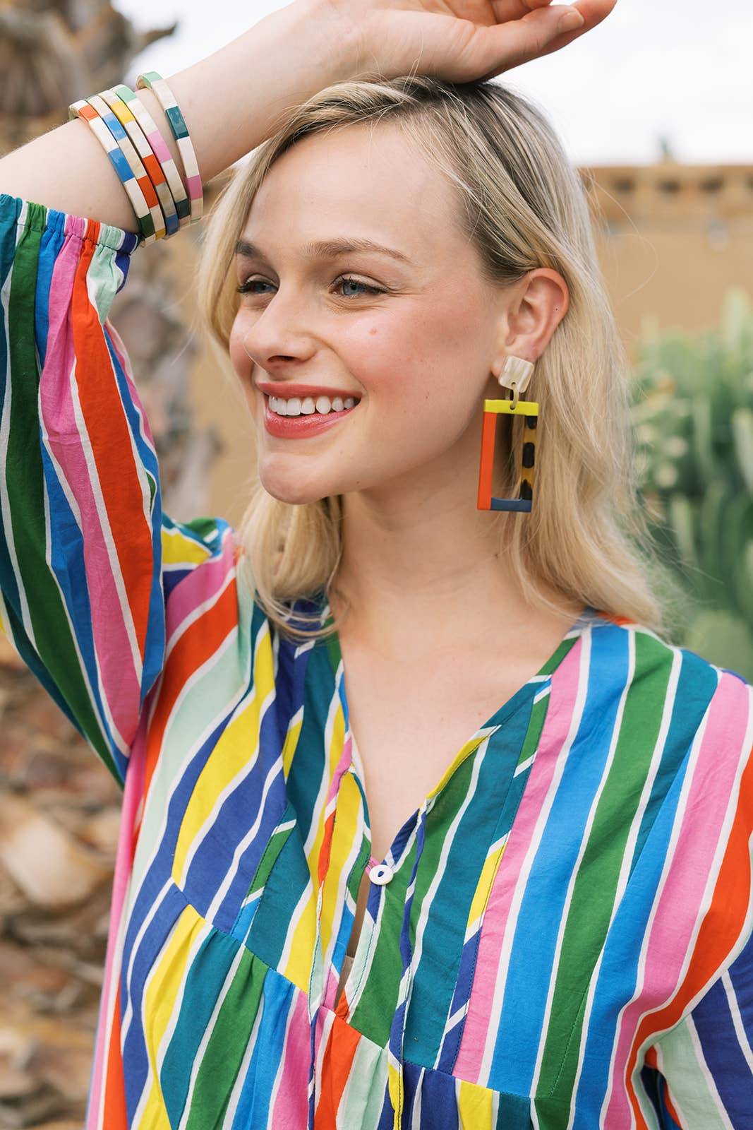 Alpine Colorblock Earrings