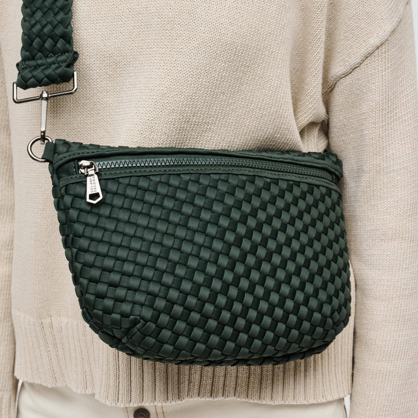Ethereal - Woven Neoprene Crossbody Bag
