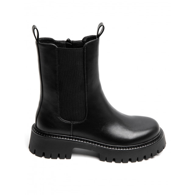 Women's Flat Chunky Classic Chelsea Pull On Ankle Boots