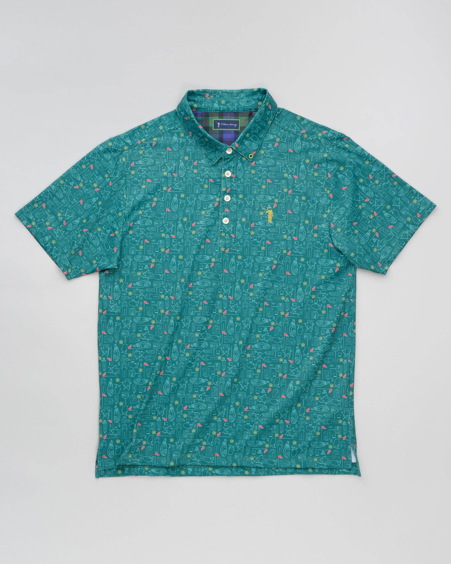 Green Blazer Groove Men's Polo