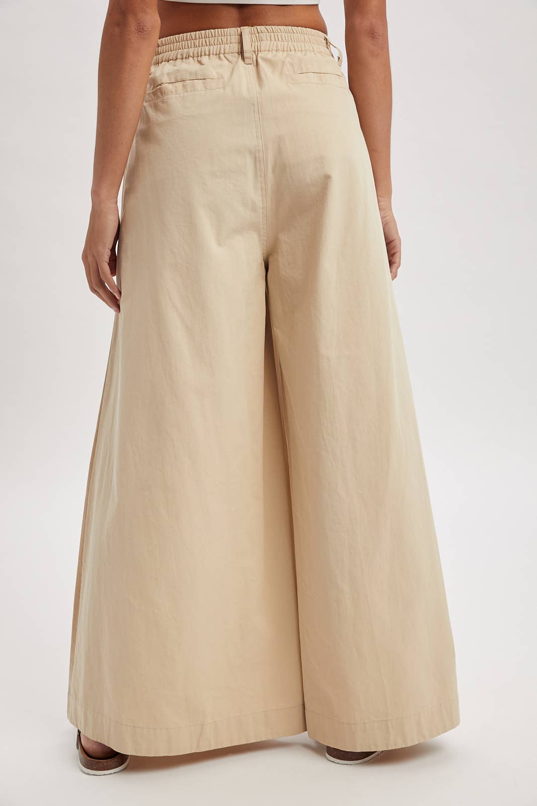 WIDE LEG DRAWSTRING PANTS / WL25-11679