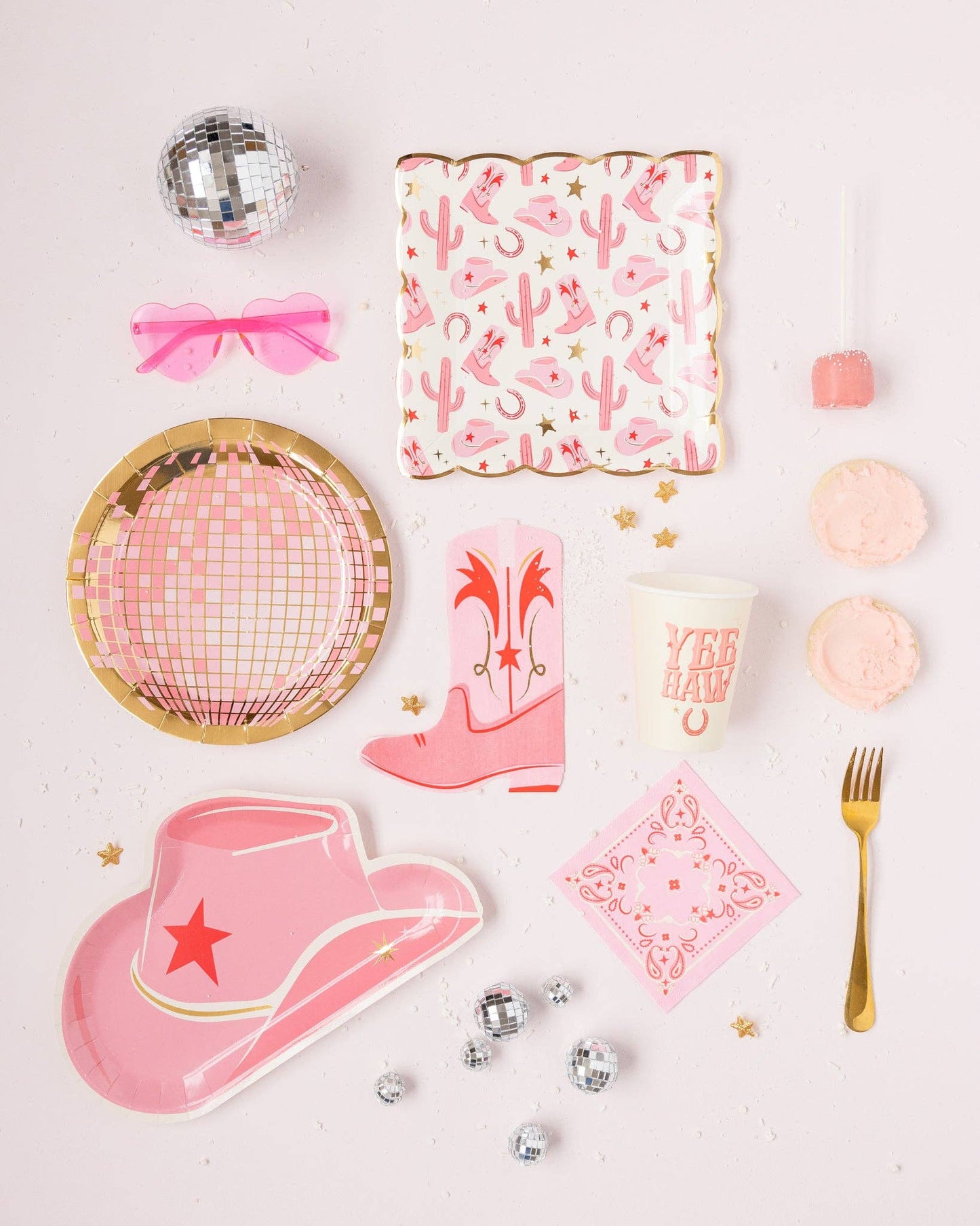CWG1042 - Disco Ball Paper Plate