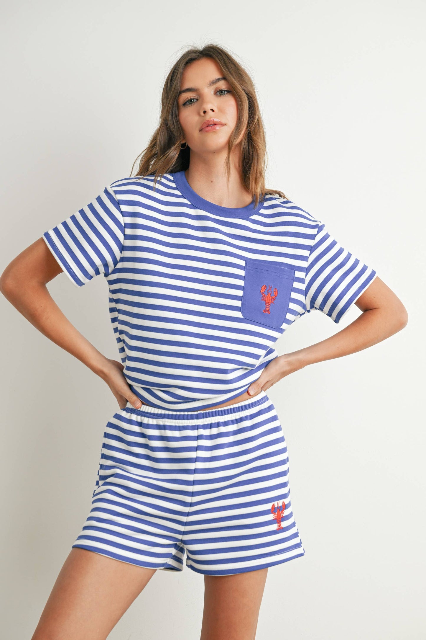 Striped Pocket Tee - BMT7660