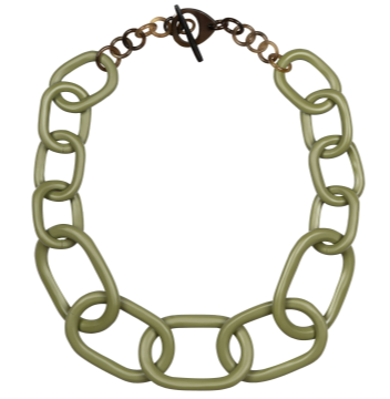 Sage Link Necklace