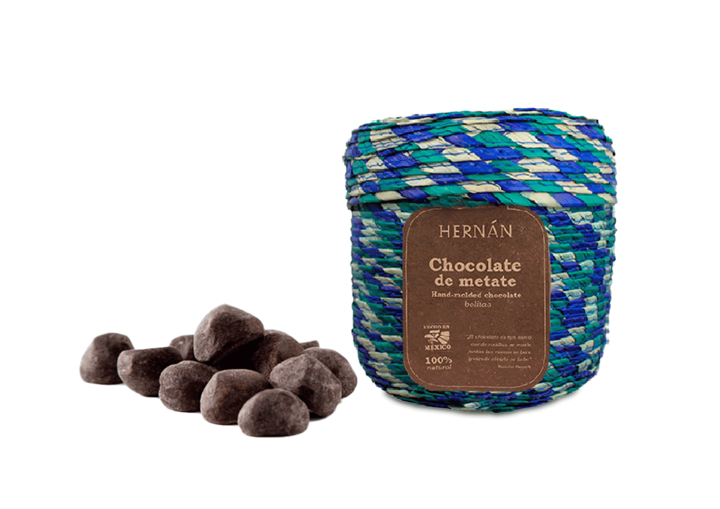 Cinnamon Mexican Chocolate Bolitas in Basket - 240g