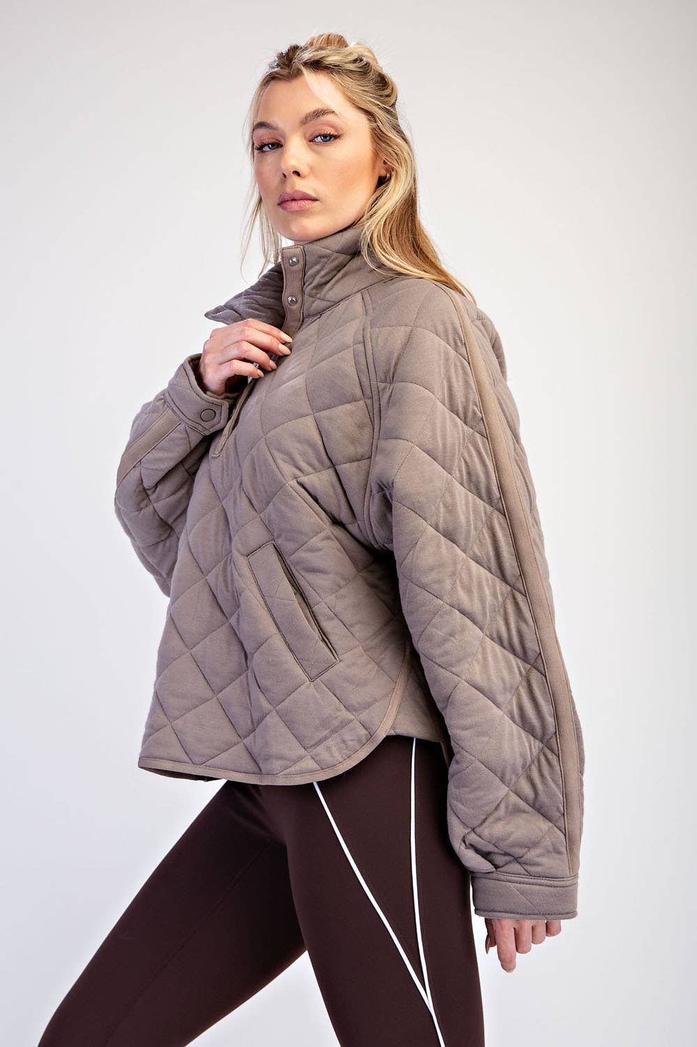 EVERYDAY QUILTED SNAP JACKET