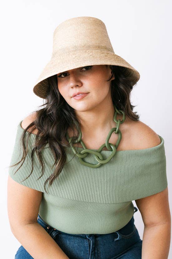 Sage Link Necklace