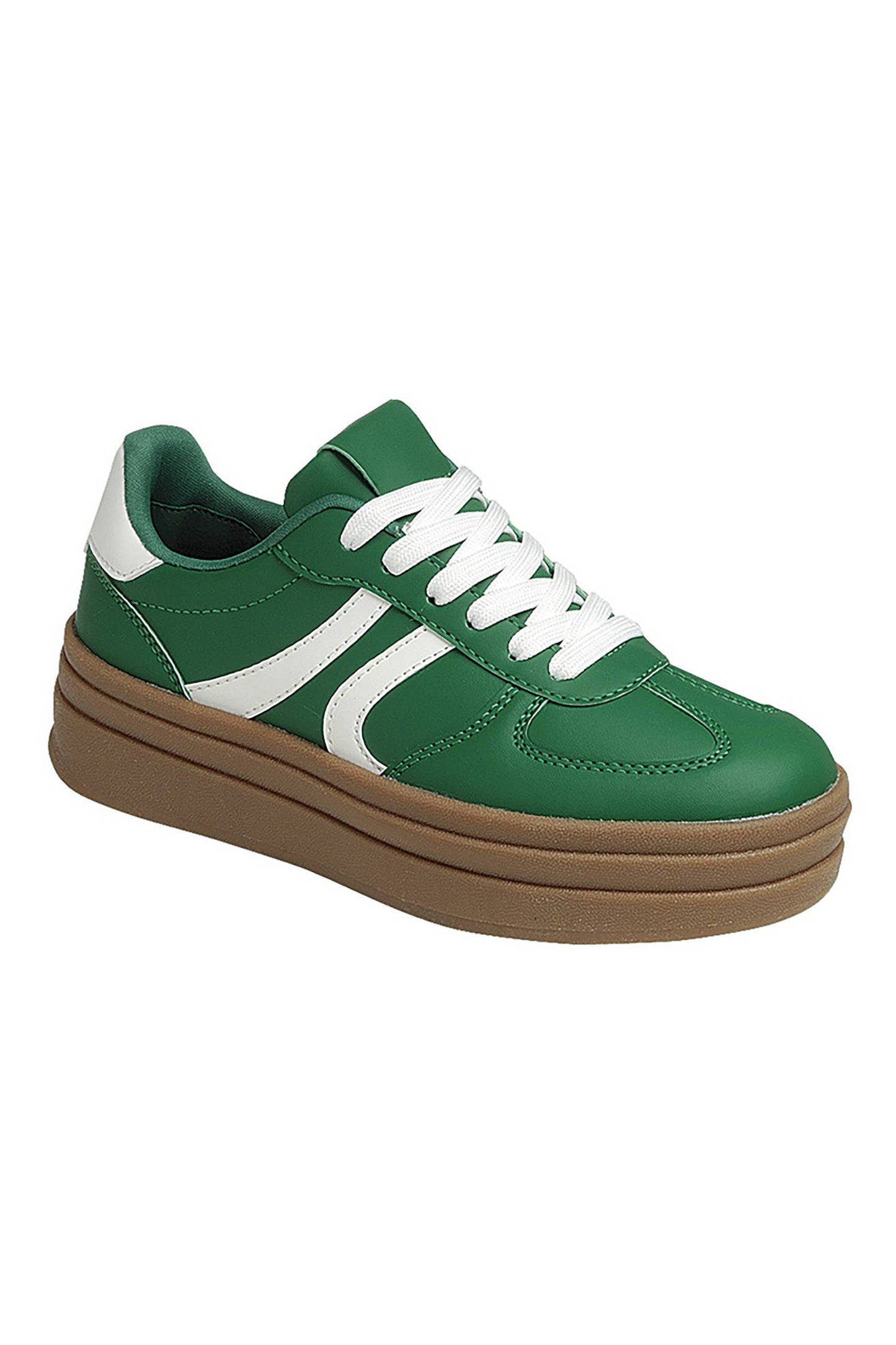 TOPPING-18 SEMI PLATOFM DOUBLE STRIPE LOW SNEAKERS