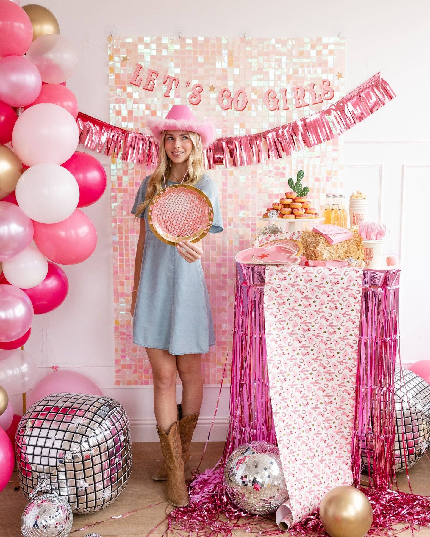 CWG1042 - Disco Ball Paper Plate