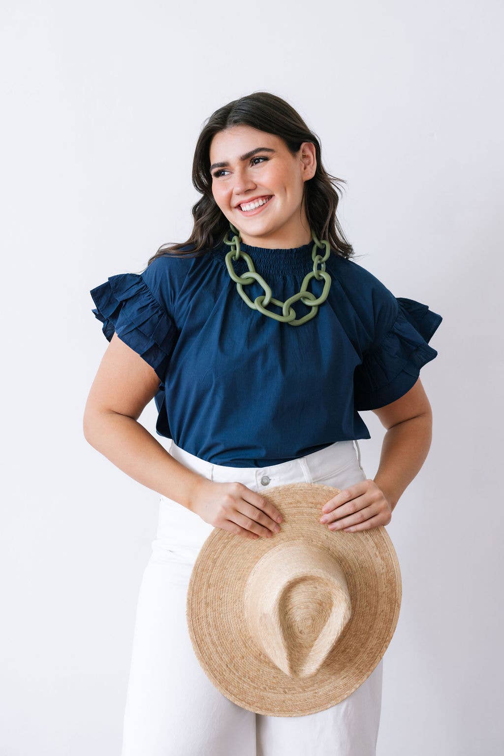 Sage Link Necklace