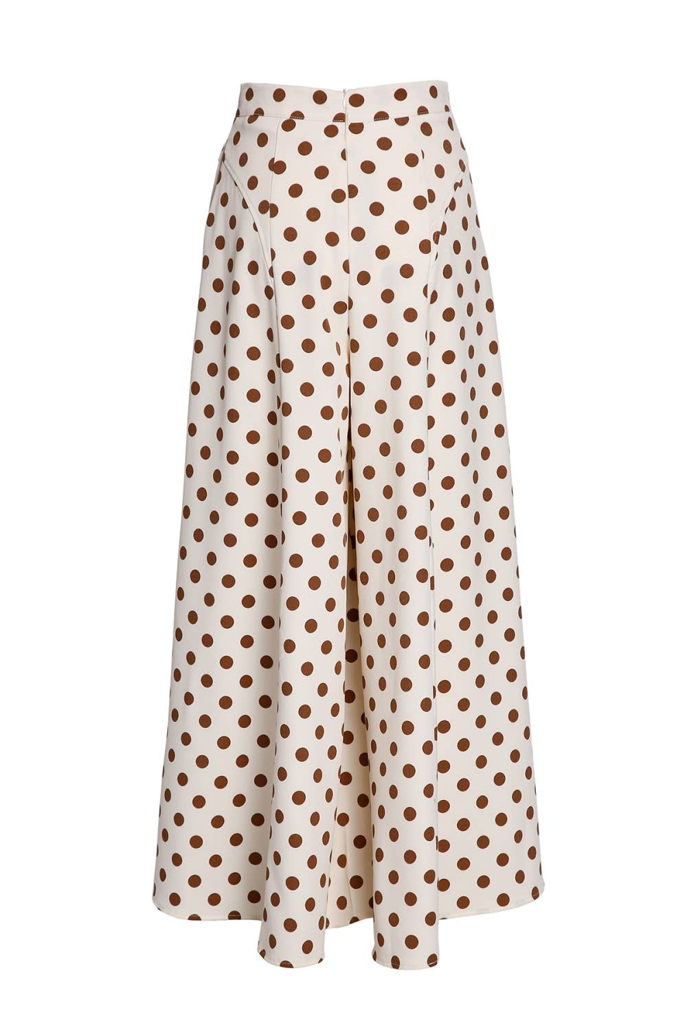 Polka Dot Printed Flare Wide Leg Pants PC7083