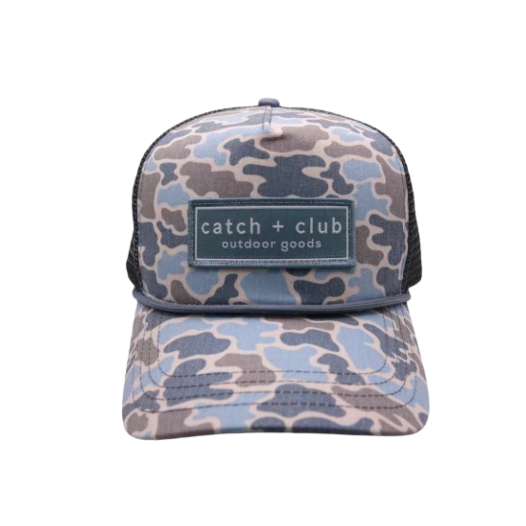 Trucker Hat Blue Camo
