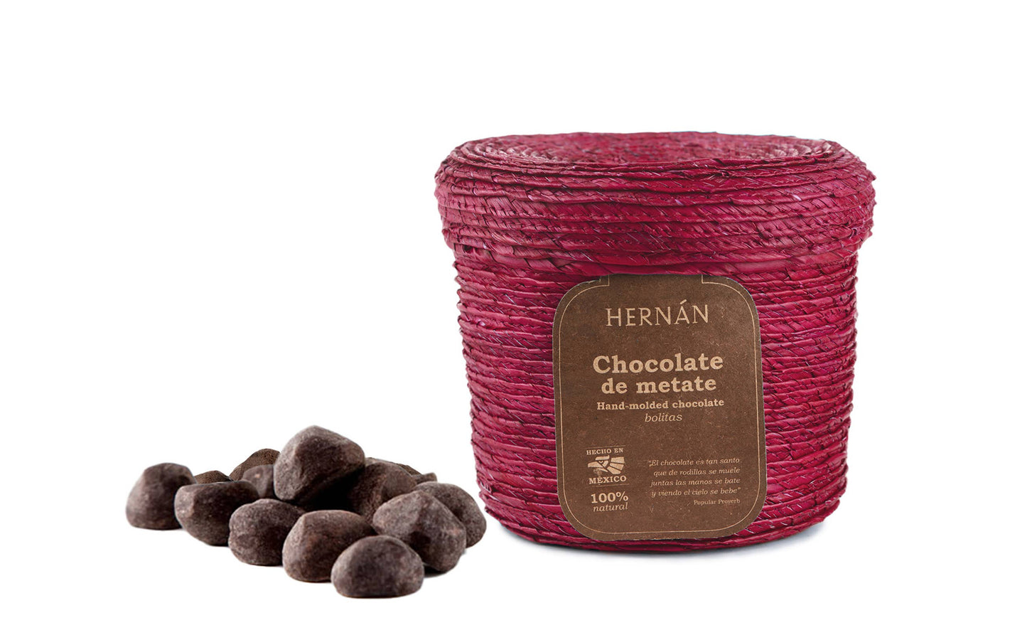 Cinnamon Mexican Chocolate Bolitas in Basket - 240g