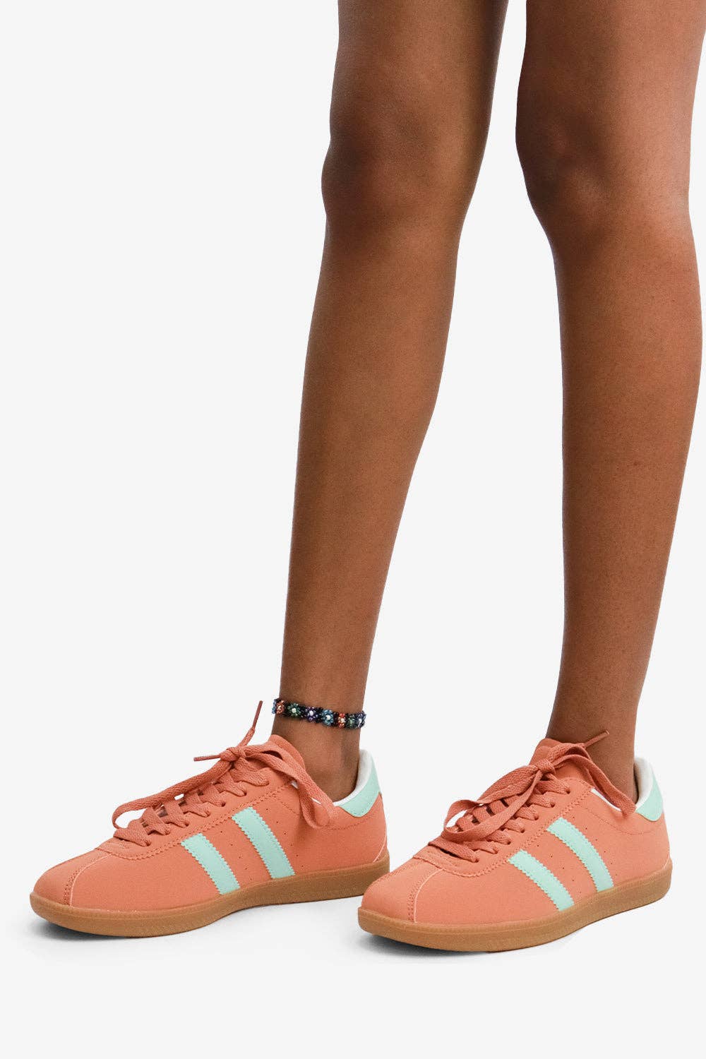 HUCKLE -Tennis Sneaker w/ Contrast Striping, in Bold Colors