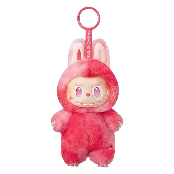 Labubu Vinyl Pendant Doll Model Toy Cute Monster Replica Keychain