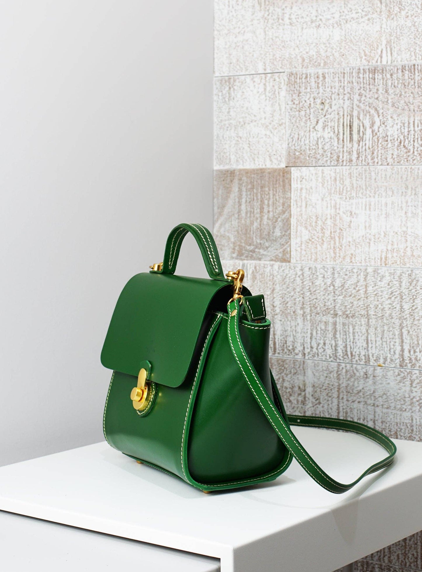 Vive 2.0 Classic Top Handle Satchel - Pine Green