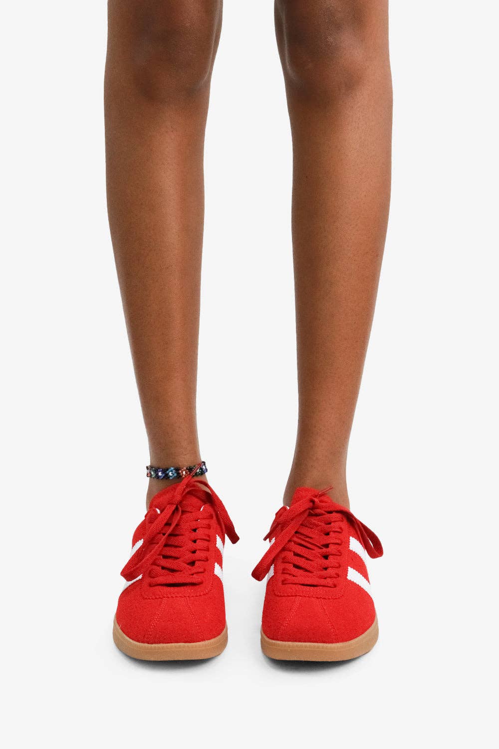 HUCKLE -Tennis Sneaker w/ Contrast Striping, in Bold Colors