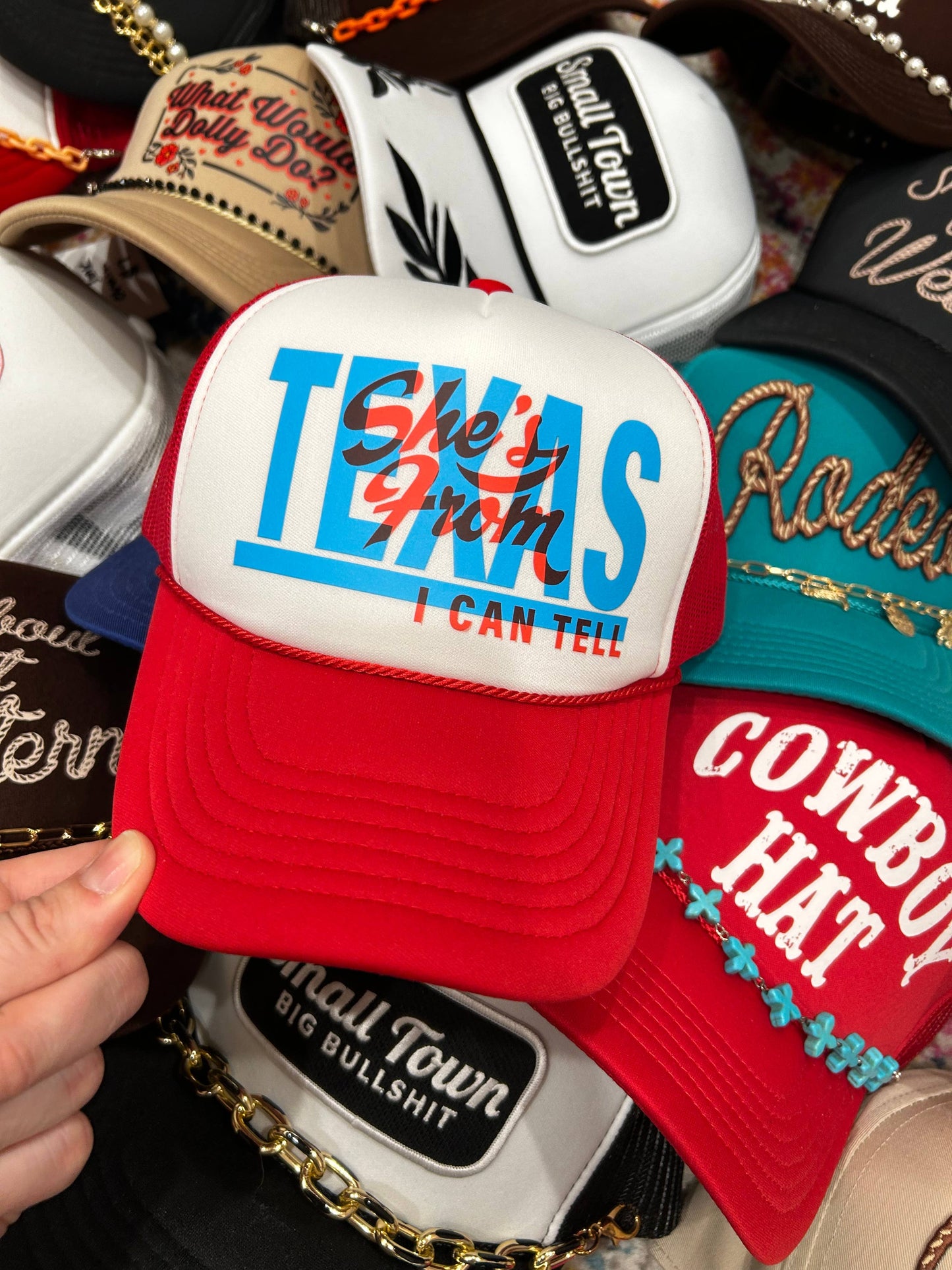 She's From Texas I Can Tell Trucker | Western Hats | Rodeo