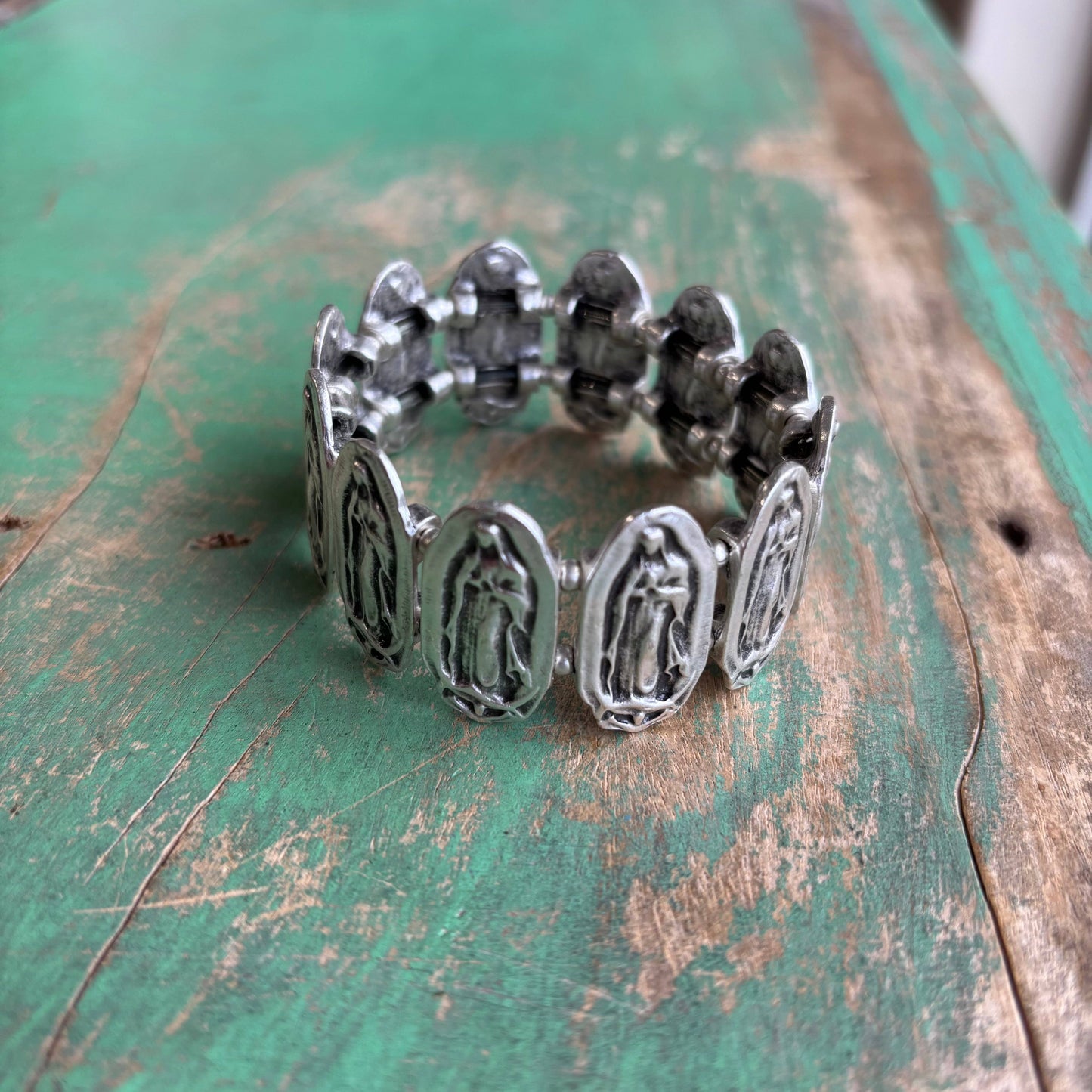 Our Lady of Guadalupe Stretch Turkish Bracelet