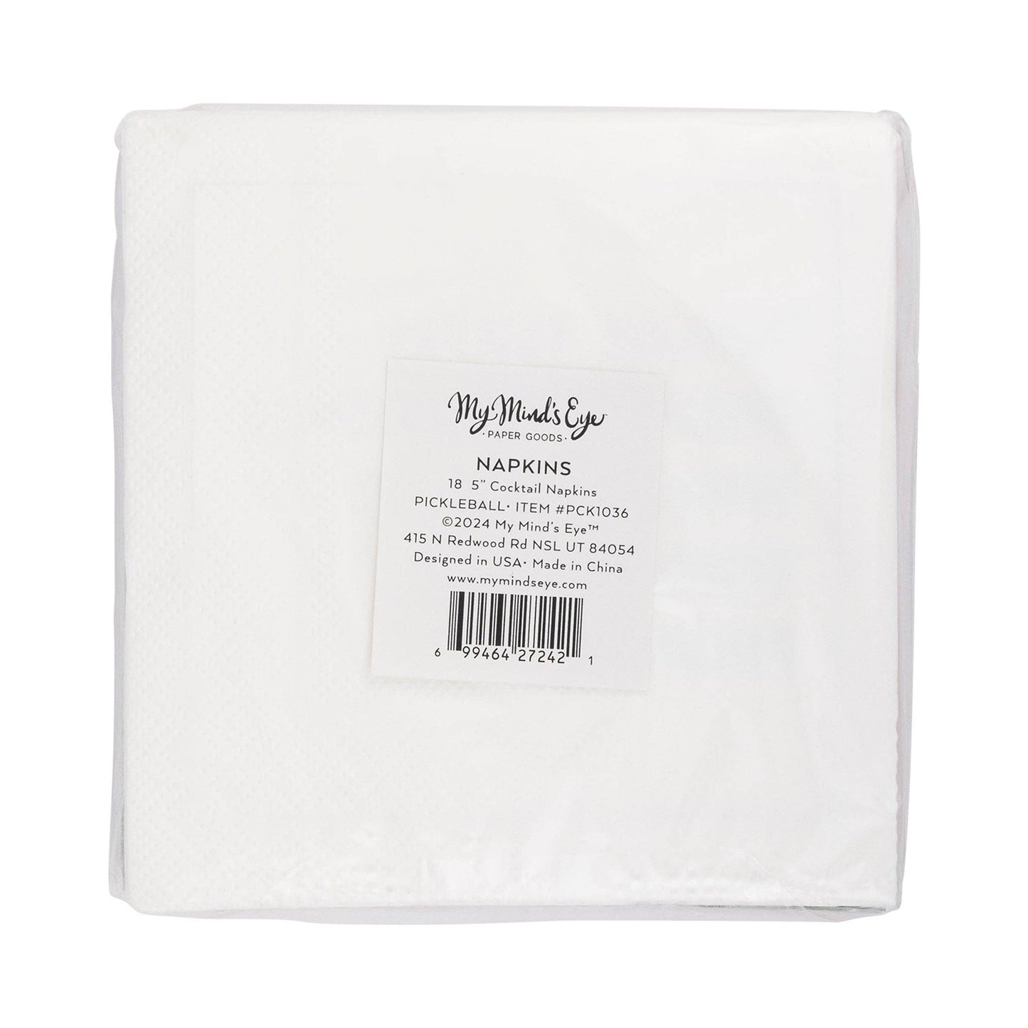 PCK1036 - Pickleball Sayings Paper Cocktail Napkin Set