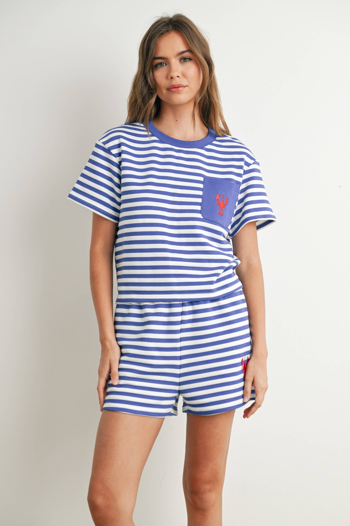 Striped Pocket Tee - BMT7660