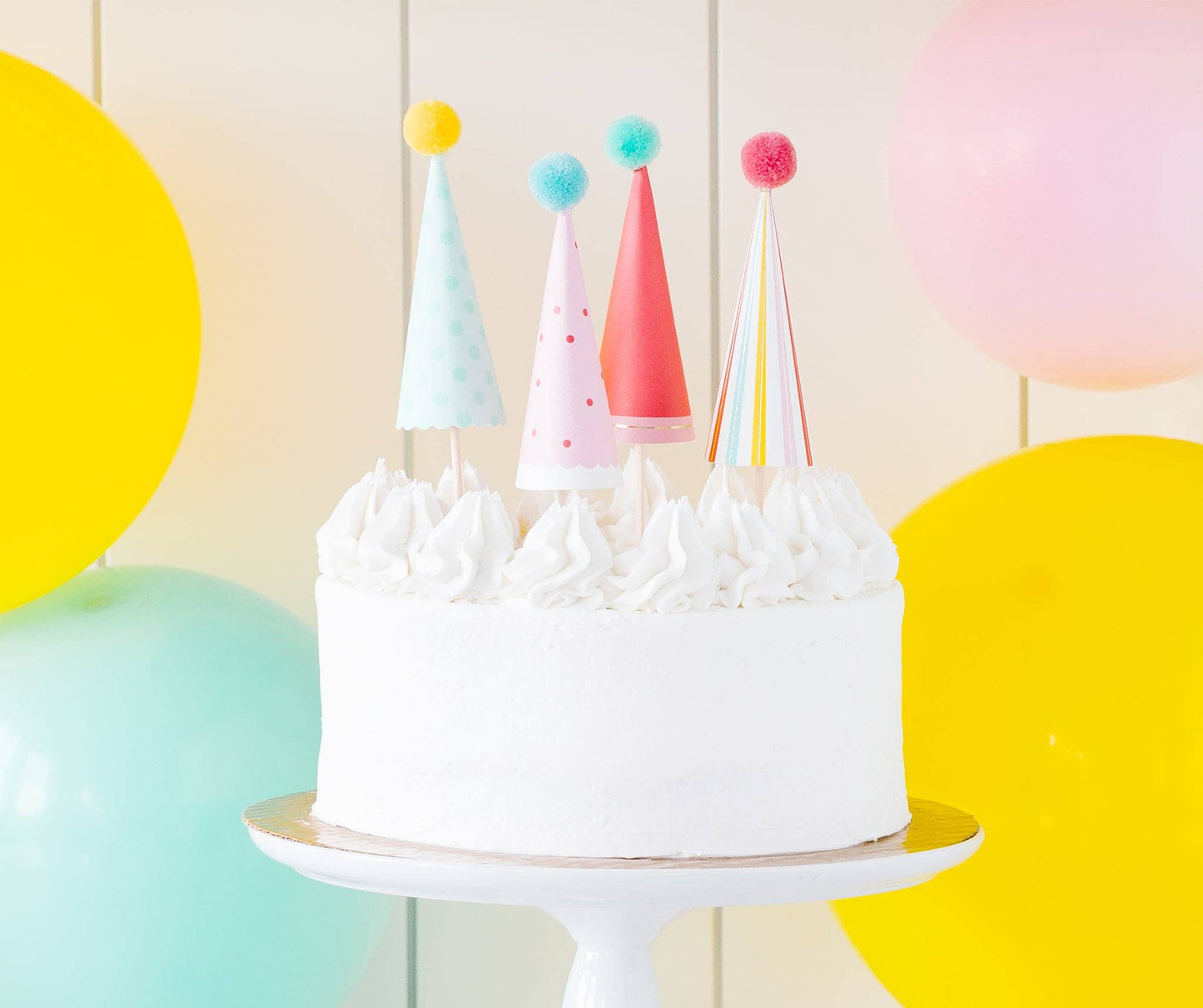 HBD815A - Hip Hip Hooray Cake Toppers