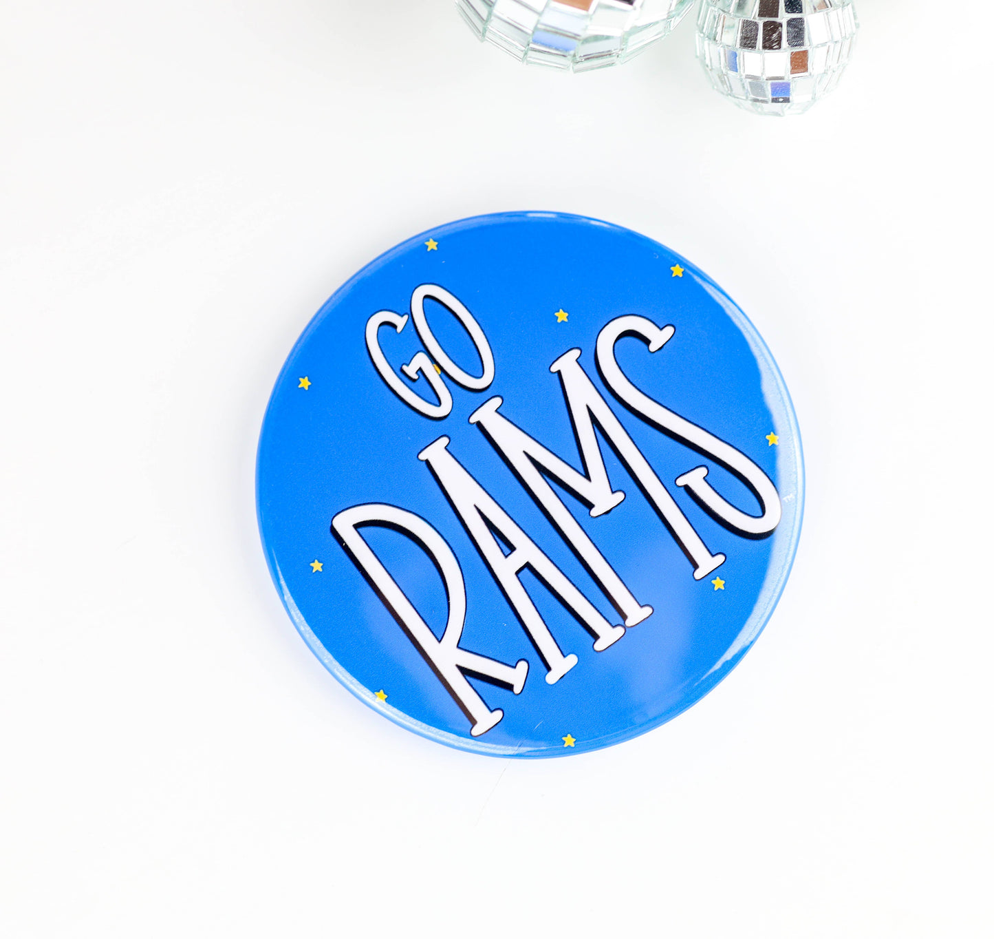 ANGELO STATE Game Day Buttons - "Rams Helmet" Design