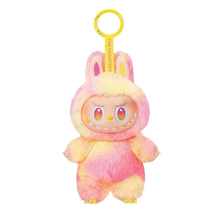 Labubu Vinyl Pendant Doll Model Toy Cute Monster Replica Keychain