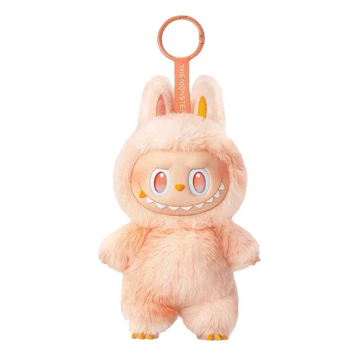 Labubu Vinyl Pendant Doll Model Toy Cute Monster Replica Keychain