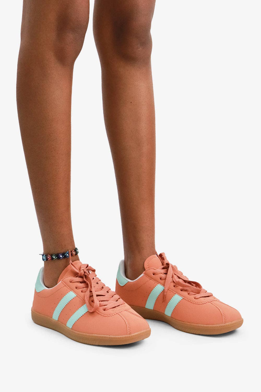 HUCKLE -Tennis Sneaker w/ Contrast Striping, in Bold Colors