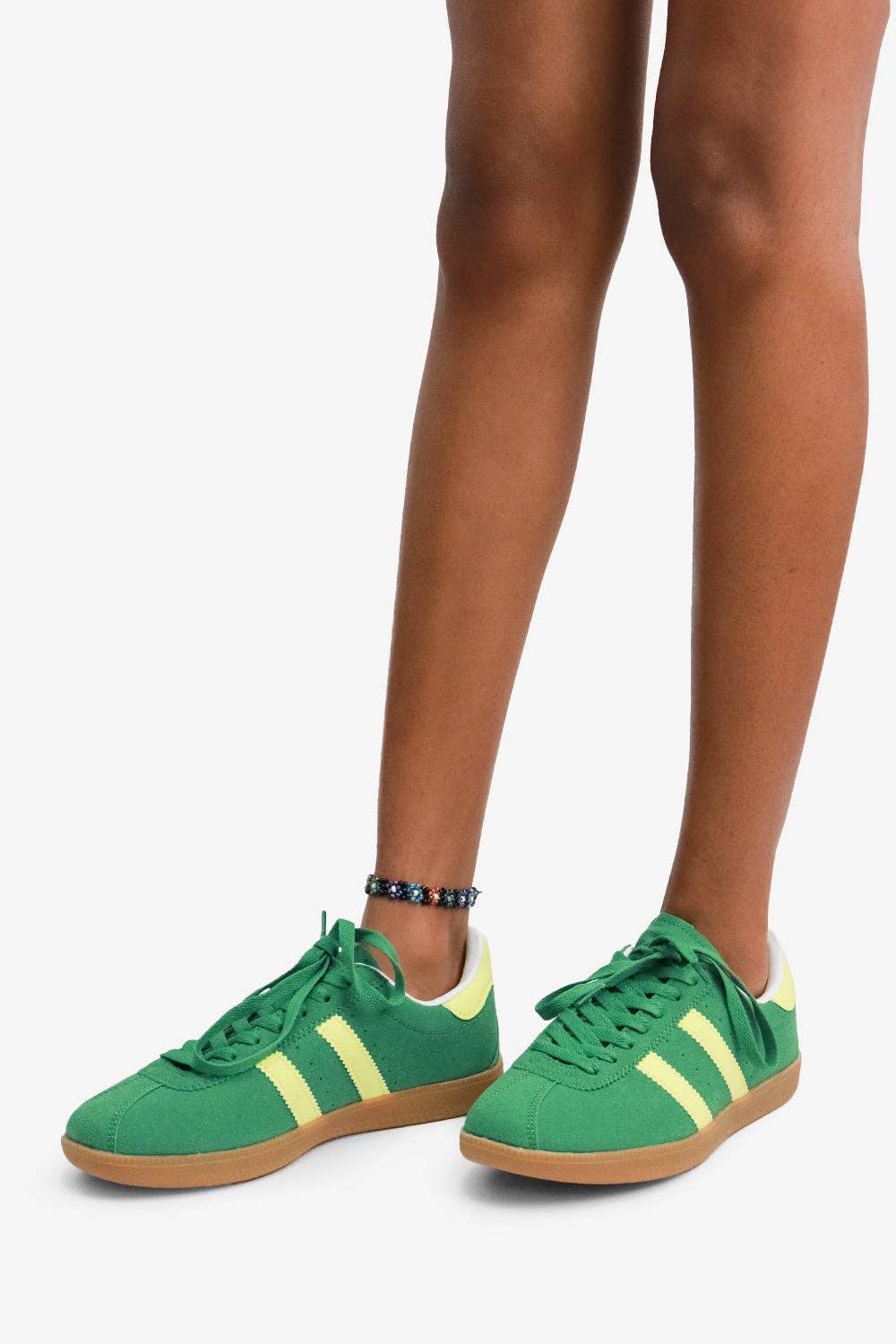 HUCKLE -Tennis Sneaker w/ Contrast Striping, in Bold Colors